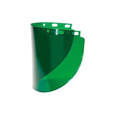 HONEYWELL NORTH Honeywell Fibre-Metal® Dark Green Propionate Faceshield Window, 8" X 16-1/2" X .06"T 4178DGN